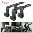 thumbnail image 1 of 4Pcs Car Back Seat Bag Handbag Hooks Plastic Headrest Hanger Storage Groceries, 1 of 10