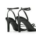 thumbnail image 5 of Women's Stiletto Heels with Shimmering Straps for Special Occasions, 5 of 7