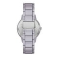 thumbnail image 3 of Folio Women's Watch Set: Purple Case, Clear Stone Bezel, Sunray Dial, 3-Link Bracelet (FMDAL1205), 3 of 5