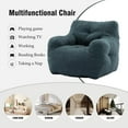 thumbnail image 5 of Domiluxe Bean Bag Chairs for Adults,Teddy Fabric Fluffy and Lazy Sofa with Armrests,Comfy BeanBag Sofa with Memory Sponge for Living Room,Bedroom,Green, 5 of 8