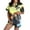 Yellow, variant on Wyzesi Jumpsuits for Women Casual White Women's Two Piece Outfits for Women Short Sleeve V Neck Shorts Set Yoga Shorts Suit with Pockets for Women Women Shorts Suit Set Trendy