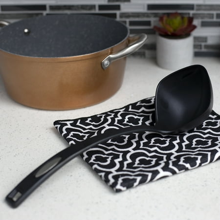 Nylon Non-Stick Ladle, Black