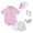 Pink, variant on LUOGENLI Boys Outfits Set for Casual School Beach and Party Activities Romper Shorts Hat Socks and Shoes Five Piece Set for Little Gentlemen Maxi Boysuit Sets Boys 2 Piece Outfits Beach 6-12 Months