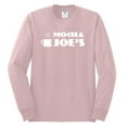 thumbnail image 2 of Mocha Joe's Coffee Stand Shop Logo | Mens Pop Culture Long Sleeve T-Shirt, Light Pink, Large, 2 of 4