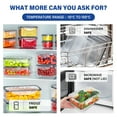 thumbnail image 3 of Stelive 24 pcs Food Storage Container Set, Leak Proof Lunch Boxes, BPA-Free Clear Plastic Storage Containers for Home & Kitchen Organization with Labels & Pen, 3 of 12