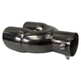 thumbnail image 2 of Ehuebsd Tubo Escape Doble Punta Silenciador Atornillado Corte Inclinado Titanio (63 Mm), 2 of 9