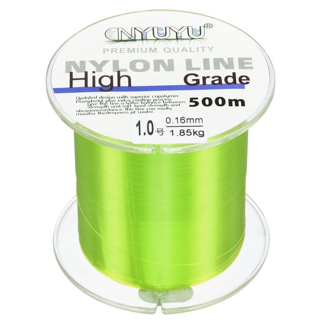 Uxcell 547Yard/1640FT Nylon Fishing Line 4lb Monofilament String Wire for DIY Craft Hanging Decoration Light Yellow