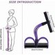 thumbnail image 4 of Abdominal Trainer, Sit-Up Training Equipment, Bodybuilding Expander, Full Body Trainer for Home, 6 Tubes, Elastic Pull Rope, Multifunctional Leg Exerc, 4 of 5