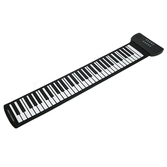 Electronic Folding Piano,Hand Roll Piano 61 Key Roll Up Piano Silicone Piano Built for Precision