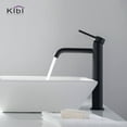 thumbnail image 3 of Kibi Circular Single Handle Bathroom Vessel Sink Faucet, 3 of 4