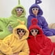 thumbnail image 2 of Disfraz divertido de Anime Tinky Winky laa-laa Po para niños y adultos, pijama suave de manga larga, 2 of 2