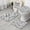 Halloween Ghost Pattern, variant on Halloween Festive Text Pattern Bathroom Rugs Sets 3 Piece,Toilet Cover Set,Absorbent Non Slip Bathroom Mats Sets with U-Shaped Contour Rug Toilet Rug Set