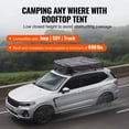 thumbnail image 5 of VEVOR Rooftop Tent Hard Shell 2-3 Person Waterproof for Jeep SUV Truck w/ Ladder, 5 of 10