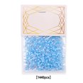 thumbnail image 2 of Wweixi 1440 Pieces Glass Crystal Set Flat Back Excellent Gloss Nail Art Rhinestones DIY Handcraft Manicure Accessories Card Making Yellow Light Blue, 2 of 6