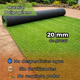 thumbnail image 4 of Color Carpet Pasto Sintetico Comfort con medida de 2.0x2.0 metros. Altura de 20mm. Bicolor para dar apariencia más real, 4 of 6