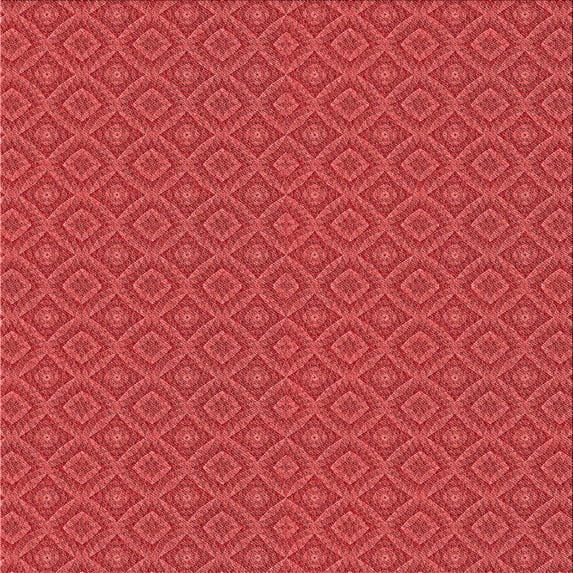 Ahgly Company Indoor Square Patterned Red Area Rugs, 4' Square