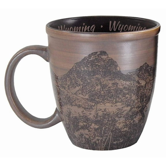 Americaware Wyoming 15 oz Sketch Art Coffee Mug