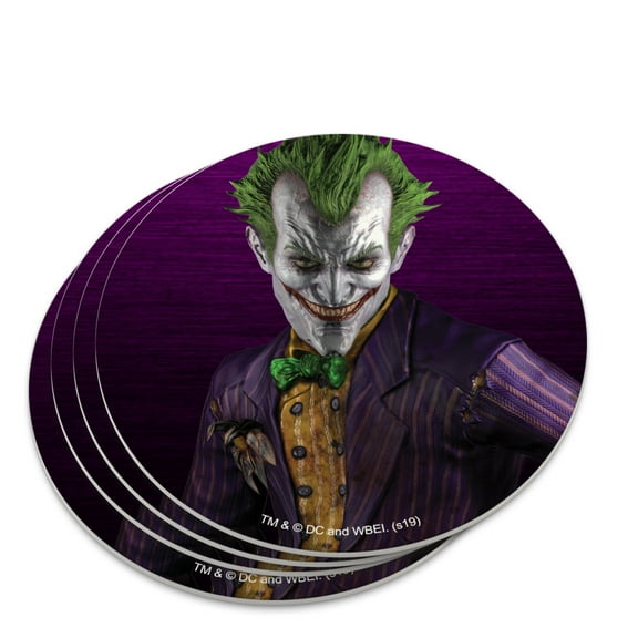 Batman Arkham Asylum Video Game Joker Novelty Coaster Set