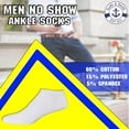 thumbnail image 7 of SOCKS'NBULK Kids No Show Ankle Socks, Soft Sports Socks In Bulk Packs, (Size 6-8), 7 of 7