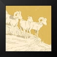 thumbnail image 2 of Green, Jacob 20x20 Black Modern Framed Museum Art Print Titled - Big Horn I, 2 of 5