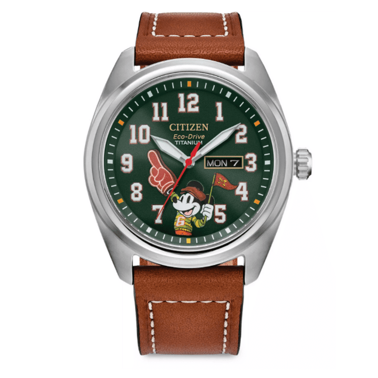 Disney Mickey Mouse Collegiate Watch for Adults by Citizen New