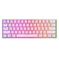 thumbnail image 3 of Matsuzay Home Laptop 61-Key Cyan Keyboard Gaming Cable desmontable Mini teclado compatible con Bluetooth Suministros de computadora recargables Juegos de teclado y mouse para computadora Rosado, 3 of 8