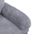 thumbnail image 4 of M Buder Sofá para Niños Estilo Perro Gris Plegable Transpirable 2 Capas (48 cm / 18.9 in), 4 of 7