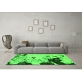 thumbnail image 3 of Ahgly Company Indoor Rectangle Abstract Green Modern Area Rugs, 5' x 8', 3 of 4