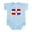 Sky Blue, variant on CafePress - Dominican Republic Flag Infant Creeper - Baby Light Bodysuit, Size Newborn - 24 Months