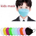 thumbnail image 1 of Máscara blanca para niños Kf94 Máscara para niños Máscara desechable Ffp2 4 capas de protección A prueba de polvo Boca de pescado Máscara de hoja de sauce Sailing  Electrónica, 1 of 1