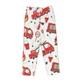 thumbnail image 4 of Daiia Fire Truck Women's Sleep Pant with Pockets and Drawstring,Pajama Pants-Medium, 4 of 9