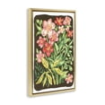 thumbnail image 3 of Stupell Industries Garden Flowers on Brown Floral Painting Gold Floater Framed Canvas Art Print Wall Art, 17 x 25, 3 of 9