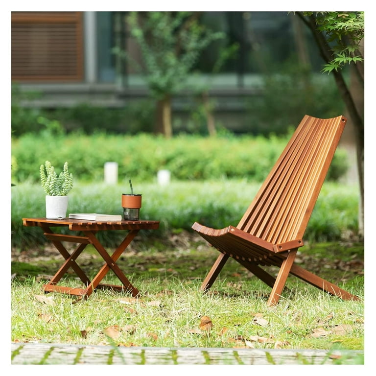 Lounge Chair Low Profile Chairs Outdoor Patio Natural Lounge