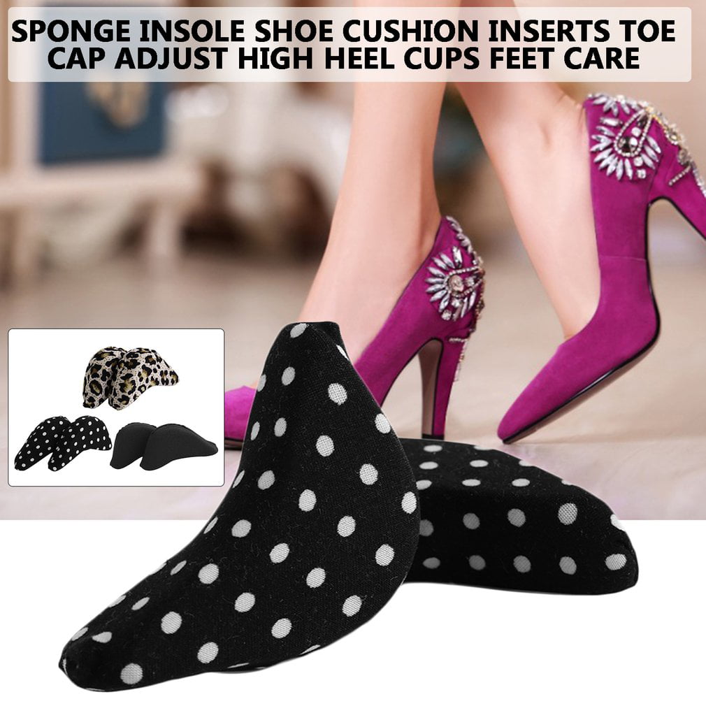 Sponge Insole Shoe Cushion Inserts Toe Cap Adjust High Heel Cups Feet Care US