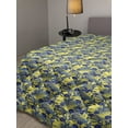 thumbnail image 2 of Retro Down Alternative Comforter, Continuous Spring Nature Pattern with Sketchy Leaves in Green Tones Print, Microfiber Quilt for All Season, 5 Sizes, White and Multicolor, by Ambesonne, 2 of 3
