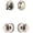 Polished Nickel, variant on Grandeur 834274 Georgetown Solid Brass Single Cylinder Keyed Entry Knobset And Deadbolt