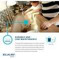 thumbnail image 2 of Elkay Quartz Classic 25" x 18-1/2" x 11-13/16", Undermount Laundry Sink with Perfect Drain, Bisque, 2 of 7