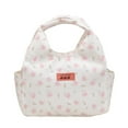 thumbnail image 2 of PLJFXXM Floral Prints Lunch Bag for Women - Cute & Spacious for Work & Picnics White C, 2 of 6