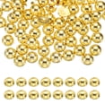 thumbnail image 1 of 600Pcs Perla Media, Perlas Imitación Plásticas Planas de 8mm Cabochón para Manualidades DIY Ropa (Dorado Claro), 1 of 6