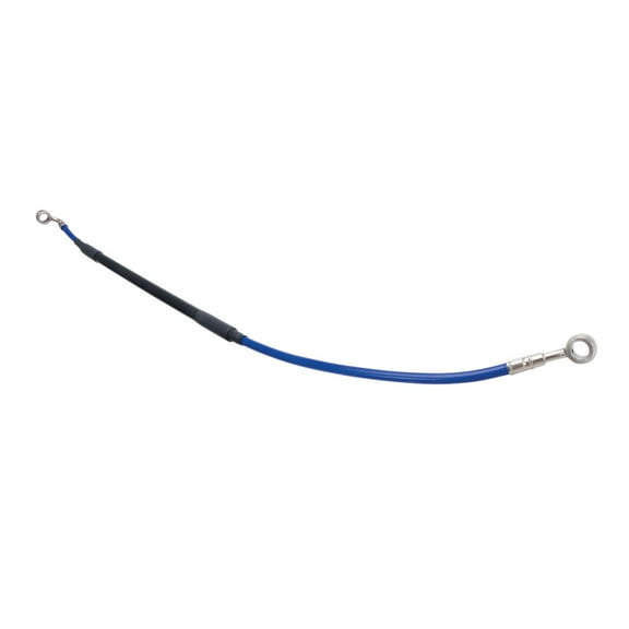 Tusk Rear Motorcycle Steel Braided Brake Line Standard Length Blue for Yamaha WR250R 2008-2020