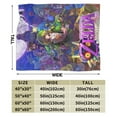 thumbnail image 3 of The Legend Of Zelda Blanket Fuzzy Plush Bed Blanket Cozy Fluffy Air Condition Quilt For Adults Kids, 3 of 6