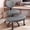 Grey, variant on OMNIBERG Ergonomic Cross Legged Office Chair, Criss Cross Desk Chair ADHD Meditation Yoga Seat with Adjustable Height, Lumbar Support and Footrest, Kneeling Chair with Wheels, Black