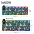 thumbnail image 3 of Husky Flat Vector Different Moves Wireless Charging RGB Gaming Mouse Pad Large Keyboard Mat Rubber Base 13 Light Modes, 3 of 6