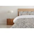 thumbnail image 4 of Ambesonne Geometric Down Alternative Quilt Comforter, Weathered Look Grunge Art, Full, Teal Pale Grey Warm Taupe, 4 of 5