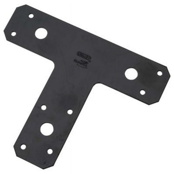 1161BC 6" x 5" T-Plate - Black