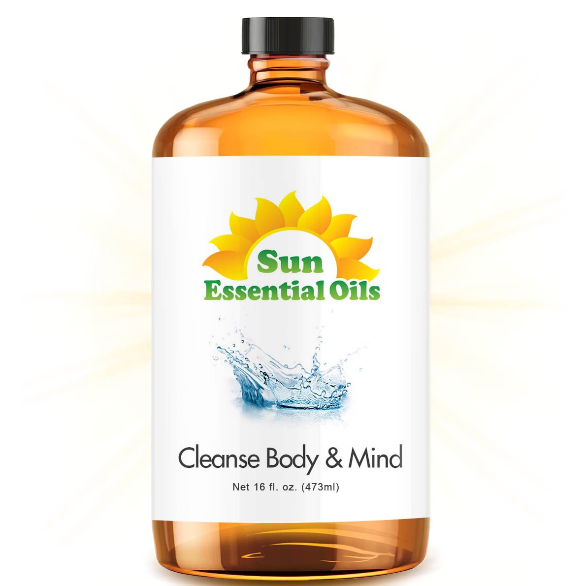 Cleanse Body & Mind Essential Oil (Huge 16oz Bottle) Bulk Cleanse Body