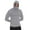 Gray, variant on Abomasnow Sun Protection Shirts for Men UPF 50+ Hooded Rash Guard Quick Drying Lightweight Long Sleeve Fishing Shirts with Mask
