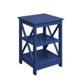 thumbnail image 1 of Convenience Concepts Oxford Table d'Appoint Carrée, Fini Bois Bleu, 1 of 3