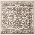 thumbnail image 2 of Rugs.com Hermitage Collection Rug – 8 Ft Square Chocolate Brown Medium Rug Perfect For Living Rooms, Kitchens, Entryways, 2 of 9