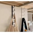 thumbnail image 4 of RUseeN 2 Pack Mug Hooks Under Cabinet, Mug Holder Rack Coffee Cups Holder Hanger for Kitchen Utensils/Ties Belts/Scarf/Keys Storage, Fit for 0.5 inch Thickness Cabinet or Less, Black, 4 of 7